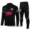 FC Barcelona Trenings Collegegenser Set 2021-22 Kvart-Zip Svart - Herre